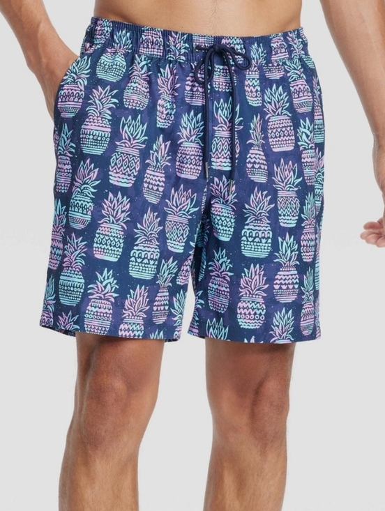 Goodfellow & Co Other - Goodfellow Men's Size Small Pineapple Swim Trunks with Boxer Brief Shorts Liner